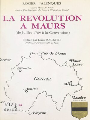 cover image of La Révolution à Maurs